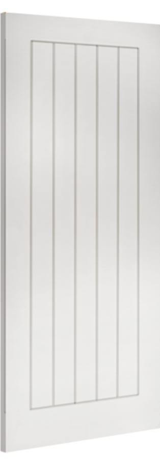 Cottage Ely White Primed Internal Door (18mm lippings)